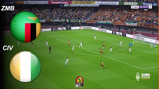 Zambia vs Ivory Coast  Round 5 of the African Nations Cup 2025 [upl. by Allx]