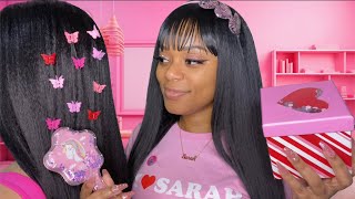 ASMR  💝 Girl Who Is Secretly OBSESSED With You Pampers You  Plays With Your Hair In Class  Vday [upl. by Ynattyrb]