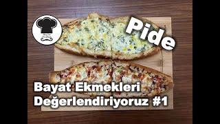 Bayat Ekmekleri Değerlendiriyoruz 1 Pide  Bayat Ekmek İle Pide Yapımı [upl. by Nicholle557]