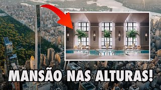 ENTREI NO ARRANHACÉU MAIS FINO DO MUNDO MANSÃO DOS BILIONÁRIOS DE NY A GRANDE MAÇÃ [upl. by Tray]