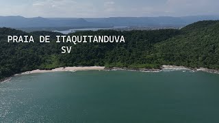 PRAIA ITAQUITANDUVA 4K SÃO VICENTE  SP BRASIL [upl. by Ihteerp]