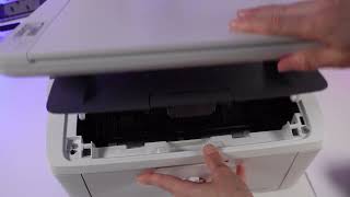 How to Replace HP Laserjet Pro M28W Tonner Catridge [upl. by Irahcaz]