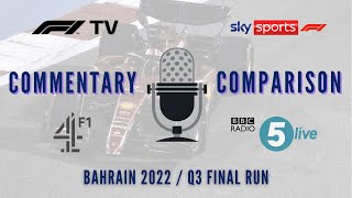 2022 Bahrain GP End of Q3 Commentary Compilation [upl. by Yelkreb]