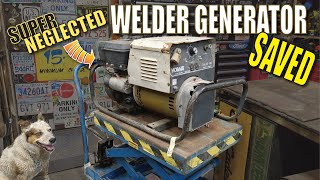 Hobart Welder Generator Champ 140 resurrected [upl. by Atteuqehs]