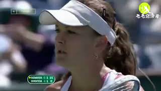 Elena Dementieva vsAgnieszka Radwanska Highlights  2010 Indian Well QF [upl. by Llehcam]