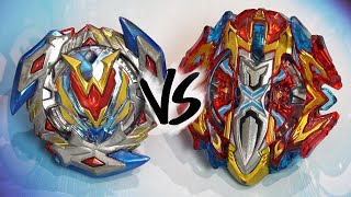 BATTLE Buster Xcalibur 1Sw VS Winning Valkyrie 12Vl  Beyblade Burst Super ZChoZ [upl. by Bloomer706]