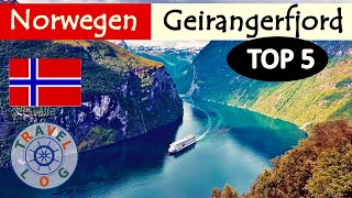 Norwegen Geirangerfjord  Highlights  Top 5 [upl. by Eidua168]