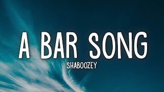 Shaboozey  A Bar Song Tipsy Lyrics [upl. by Netta]