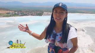 PAMUKKALE TRAVERTENLERİ ÖZLEM TUNCA ESİRGENÇİN ANLATIMIYLA [upl. by Ylla]