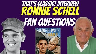 Gomer Pyle USMC Behind the Scenes Ronnie Schell quotDuke Slaterquot Answers Fan Questions Interview [upl. by Chappie613]