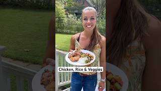 Easy Chicken Rice amp Veggies Meal Prep in Minutes [upl. by Lerner]