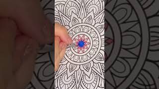 Colourmehappy wellness art mindfulcoloring mandaladesigns mindfulness drawing colour [upl. by Kabab]