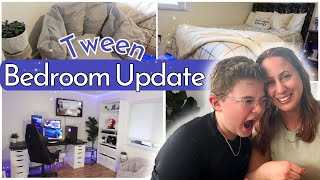 Gamer ready bedroom upgrade with organization tips  DIY Room Makeover [upl. by Redna]