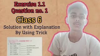 Class 6 Exercise 11 Question no 1 Full Solution with Explanation। with Trick । StudySpot09 [upl. by Adnoloy682]