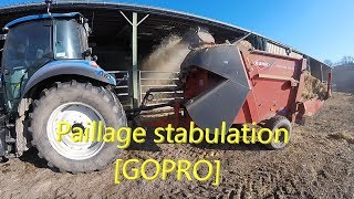 Paillage stabulation GOPRO [upl. by Meikah]