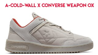 ACOLDWALL x Converse Weapon Ox [upl. by Inaliak]