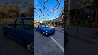 Bagged OBS On 26” Rims obs obschevy silverado baggedtrucks droppedtrucks loweredtrucks truck [upl. by Ahsilac280]