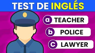 Test de las Profesiones en Inglés 👩‍🌾👨‍🍳👩‍🔧  English Test 📝  Nivel Fácil ✅ [upl. by Esinert]