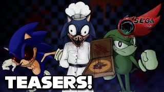 SEGA FILES TEASERS  SONIC PIZZA SONICEXE RANKLES FAKER NO MORE INNOCENCE AND MORE [upl. by Cost]