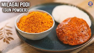 Gun Powder Recipe  Milagai Podi  Instant Chutney Powder  Idli Podi Recipe  Dry Chutney  Varun [upl. by Tubb859]