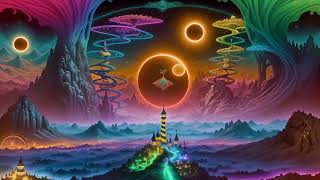 Progressive Psytrance mix March 2024 Surrealism AI Graphic video [upl. by Ametaf834]