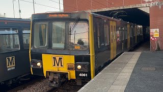 Tyne and Wear Metro  Metrocars 40614053 at Pallion [upl. by Carlee]