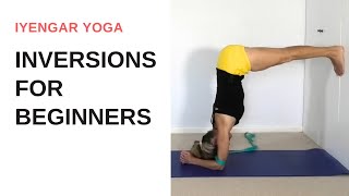 Inversions for beginners  Iyengar Yoga [upl. by Christin]