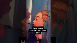 How to do crochet hair hair [upl. by Easter]