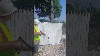 Pretreating with a foam cannon satisfyingpressurewashing foamcannon [upl. by Spooner]