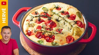 Clafoutis de tomates cerises parmesan et basilic  Lidl Cuisine [upl. by Ayerdna]