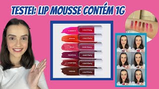 Todas as cores LIP MOUSSE CONTÉM 1g [upl. by Cirded]