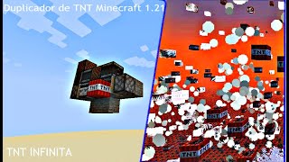 TNT INFINITA COMO FAZER UM DUPLICADOR DE TNT —MINECRAFT 121 [upl. by Lawlor120]