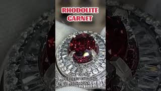 RHODOLITE GARNET rhodolitegarnetgarnetklikpermatabatupermatanaturalgemspasarrawabening [upl. by Jamila366]