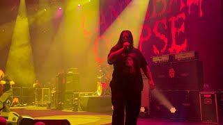 Cannibal Corpse Hammer Smashed Face  Live In London [upl. by Enilatan]