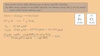 General Chemistry 1 Stoichiometry Practice 1 [upl. by Anilec670]