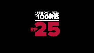 Funt4sticBox  4 Personal Pizza dengan 4 Rasa Seru hanya 25RB per pizza [upl. by Humfried]