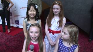 2013 Jimmy Awards  Advice from Lilla Crawford amp ANNIE Orphans [upl. by Nuhsyar538]