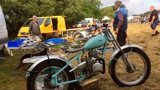 SAMMY MILLER Motorcycle Museum Autojumble LOOK AROUND the FRONT FIELD of DREAMS full of BIKES amp JUNK [upl. by Leahcimed]