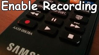 Enable Record on USA Samsung Smart TV [upl. by Behm]