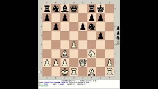 Stockfish 17 vs Cadie 18  Gedult Carr Defense chess [upl. by Beeck]