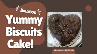 Bourbon Biscuits cake Recipe  Turn Biscuits into Cake Simple and Delicious No Oven No Eggs [upl. by Lesde992]