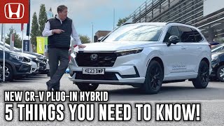 New Honda CRV Plugin Hybrid  5 Things You Need To Know [upl. by Ydnar]