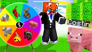 Minecraft dar ROATA ALEGE ce ANIMALE Suntem [upl. by Aleyak829]