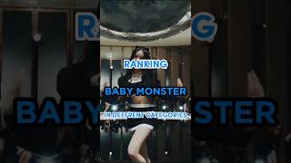 RANKING BABY MONSTER IN DEFFRENT CATEGORIES shorts short kpop babymonster trending forever [upl. by Nahtanohj]