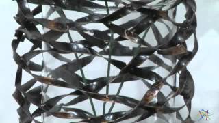 New Rustics Home Woven Accents Metal and Glass Hurricane Large  Product Review Video [upl. by Anirol]