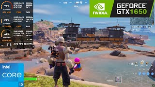 GTX 1650  Fortnite  1080p tested in 2024 [upl. by Barboza342]