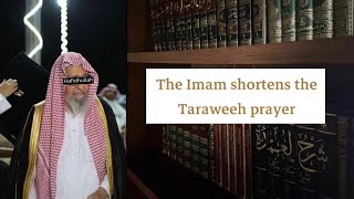 Shortening the Taraweeh prayer  Shaykh Saleh alFawzan Hafidhullah [upl. by Ivon]