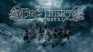 Brothers of Metal  Prophecy of Ragnarök Lyric Video [upl. by Wesle]