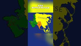 Asia Battle Royale countryballs war mapping asia [upl. by Volnay]