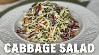 Eat this cabbage salad for dinner every day and you will lose belly fat ‼️healthy cabbage salad [upl. by Aleirbag]